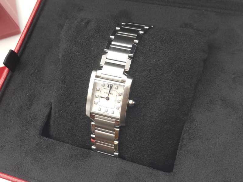 カルティエ買取 タンクフランセーズSM WE110006